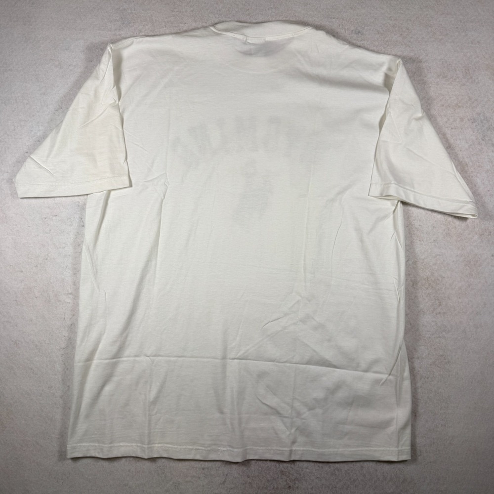 University of Wyoming T-Shirt Mens XXL White Steamboat Cowboy Logo NWT Cotton - Picture 7 of 7